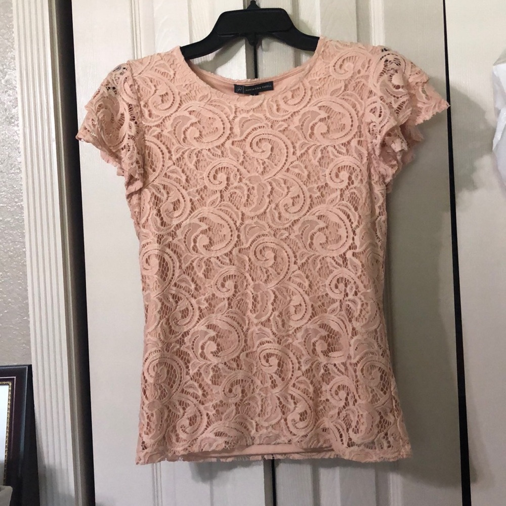 Laced up blouse